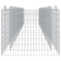 Arriate de gaviones forma arco hierro galvanizado 800x100x100cm de vidaXL, Maceteros y jardineras - Ref: Foro24-153557, Preci...