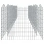 Arriate de gaviones forma arco hierro galvanizado 800x100x100cm de vidaXL, Maceteros y jardineras - Ref: Foro24-153557, Preci...