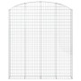 Cesta gaviones forma arco hierro galvanizado 200x30x220/240 cm de vidaXL, Maceteros y jardineras - Ref: Foro24-153471, Precio...
