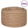 Cuerda de yute 100 m de longitud y 16 mm de grosor de vidaXL, Sogas y cuerdas metálicas - Ref: Foro24-153763, Precio: 85,63 €...