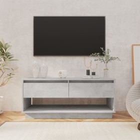 Mueble para TV madera contrachapada gris hormigón 102x41x44 cm en Muebles TV | Comprar online en Foru.es