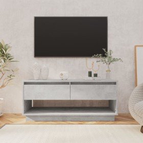 Mueble para TV madera contrachapada gris hormigón 102x41x44 cm en Muebles TV | Comprar online en Foru.es