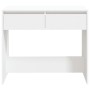 Mesa consola de madera contrachapada blanco 89x41x76,5 cm en Mesas auxiliares | Comprar online en Foru.es