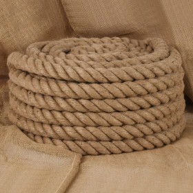 Cuerda de yute 10 m de longitud y 36 mm de grosor de vidaXL, Sogas y cuerdas metálicas - Ref: Foro24-153773, Precio: 65,92 €,...