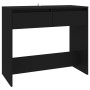 Mesa consola de madera contrachapada negro 89x41x76,5 cm en Mesas auxiliares | Comprar online en Foru.es