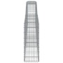Cesta de gaviones forma arco hierro galvanizado 400x30x80/100cm de vidaXL, Maceteros y jardineras - Ref: Foro24-153524, Preci...