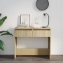 Mesa consola de madera contrachapada roble Sonoma 89x41x76,5 cm en Mesas auxiliares | Comprar online en Foru.es