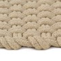Alfombra rectangular algodón natural 160x230 cm de vidaXL, Alfombras - Ref: Foro24-345112, Precio: 86,70 €, Descuento: %