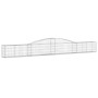 Cesta de gaviones forma arco hierro galvanizado 400x30x40/60 cm de vidaXL, Maceteros y jardineras - Ref: Foro24-153522, Preci...