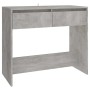 Mesa consola madera contrachapada gris hormigón 89x41x76,5 cm en Mesas auxiliares | Comprar online en Foru.es