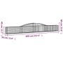 Cesta de gaviones forma arco hierro galvanizado 400x30x40/60 cm de vidaXL, Maceteros y jardineras - Ref: Foro24-153522, Preci...