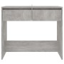 Mesa consola madera contrachapada gris hormigón 89x41x76,5 cm en Mesas auxiliares | Comprar online en Foru.es