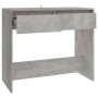 Mesa consola madera contrachapada gris hormigón 89x41x76,5 cm en Mesas auxiliares | Comprar online en Foru.es