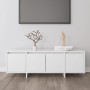 Mueble para TV madera contrachapada blanco 120x30x40,5 cm en Muebles TV | Comprar online en Foru.es