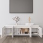 Mueble para TV madera contrachapada blanco 120x30x40,5 cm en Muebles TV | Comprar online en Foru.es