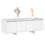 Mueble para TV madera contrachapada blanco 120x30x40,5 cm en Muebles TV | Comprar online en Foru.es