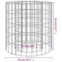 Brasero de gaviones hierro galvanizado Ø50 cm de vidaXL, Chimeneas - Ref: Foro24-153558, Precio: 49,46 €, Descuento: %