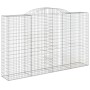 Cesta gaviones forma arco hierro galvanizado 300x50x180/200 cm de vidaXL, Maceteros y jardineras - Ref: Foro24-153519, Precio...
