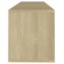Mueble para TV madera contrachapada roble Sonoma 120x30x40,5 cm en Muebles TV | Comprar online en Foru.es