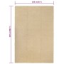 Alfombra rectangular algodón natural 160x230 cm de vidaXL, Alfombras - Ref: Foro24-345112, Precio: 86,70 €, Descuento: %