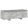 Mueble de TV madera contrachapada gris hormigón 120x30x40,5 cm en Muebles TV | Comprar online en Foru.es