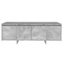 Mueble de TV madera contrachapada gris hormigón 120x30x40,5 cm en Muebles TV | Comprar online en Foru.es