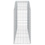 Cesta gaviones forma arco hierro galvanizado 200x50x100/120 cm de vidaXL, Maceteros y jardineras - Ref: Foro24-153475, Precio...