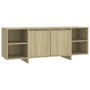 Mueble para TV madera contrachapada roble Sonoma 130x35x50 cm en Muebles TV | Comprar online en Foru.es