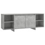 Mueble para TV madera contrachapada gris hormigón 130x35x50 cm en Muebles TV | Comprar online en Foru.es