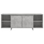 Mueble para TV madera contrachapada gris hormigón 130x35x50 cm en Muebles TV | Comprar online en Foru.es