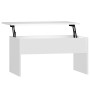 Mesa de centro madera contrachapada blanco 80x50,5x41,5 cm en Mesas de centro | Comprar online en Foru.es