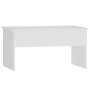 Mesa de centro madera contrachapada blanco 80x50,5x41,5 cm en Mesas de centro | Comprar online en Foru.es