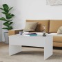 Mesa de centro madera contrachapada blanco 80x50,5x41,5 cm en Mesas de centro | Comprar online en Foru.es