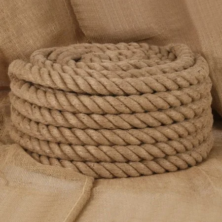 Cuerda de yute 25 m de longitud y 36 mm de grosor de vidaXL, Sogas y cuerdas metálicas - Ref: Foro24-153774, Precio: 121,92 €...
