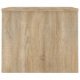 Mesa de centro madera ingeniería roble Sonoma 80x50,5x41,5 cm en Mesas de centro | Comprar online en Foru.es