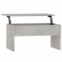 Mesa de centro madera ingeniería gris hormigón 80x50,5x41,5 cm en Mesas de centro | Comprar online en Foru.es