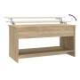 Mesa de centro madera de ingeniería roble Sonoma 102x50x52,5 cm en Mesas de centro | Comprar online en Foru.es