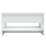 Mesa de centro madera contrachapada blanca 80x50x40 cm en Mesas de centro | Comprar online en Foru.es