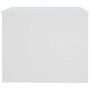 Mesa de centro madera contrachapada blanca 80x50x40 cm en Mesas de centro | Comprar online en Foru.es