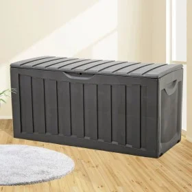 Caja de almacenaje polipropileno negra 118x53x57 cm de vidaXL, Cestas para almacenaje - Ref: Foro24-153887, Precio: 74,92 €, ...