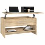 Mesa de centro madera contrachapada roble Sonoma 80x50x40 cm en Mesas de centro | Comprar online en Foru.es