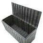 Caja de almacenaje polipropileno negra 118x53x57 cm de vidaXL, Cestas para almacenaje - Ref: Foro24-153887, Precio: 74,92 €, ...