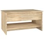 Mesa de centro madera contrachapada roble Sonoma 80x50x40 cm en Mesas de centro | Comprar online en Foru.es