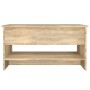 Mesa de centro madera contrachapada roble Sonoma 80x50x40 cm en Mesas de centro | Comprar online en Foru.es