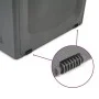 Caja de almacenaje polipropileno negra 118x53x57 cm de vidaXL, Cestas para almacenaje - Ref: Foro24-153887, Precio: 74,92 €, ...