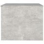 Mesa de centro madera contrachapada gris hormigón 80x50x40 cm en Mesas de centro | Comprar online en Foru.es