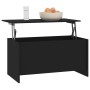 Mesa de centro madera de ingeniería negro 102x55,5x52,5 cm en Mesas de centro | Comprar online en Foru.es