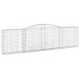 Cesta gaviones forma arco hierro galvanizado 400x30x100/120 cm de vidaXL, Maceteros y jardineras - Ref: Foro24-153525, Precio...