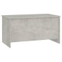 Mesa de centro madera ingeniería gris hormigón 102x55,5x52,5 cm en Mesas de centro | Comprar online en Foru.es