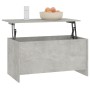 Mesa de centro madera ingeniería gris hormigón 102x55,5x52,5 cm en Mesas de centro | Comprar online en Foru.es